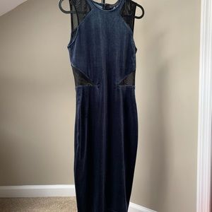 NWT French connection velvet dress